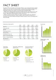 FACT SHEET - Oriflame