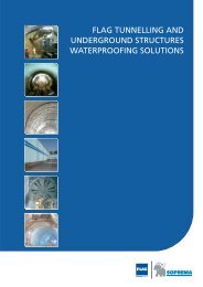 flag tunnelling and underground structures waterproofing solutions