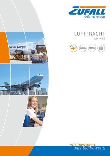 Flyer "Luftfracht" - Friedrich Zufall GmbH & Co. KG