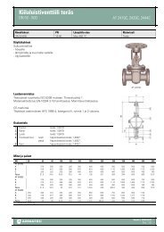 EsiteTuotetiedosto Kiilaluistiventtiili terÃ¤s - DN 50 - 500 - Armatec