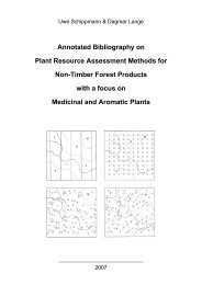 Annotated Bibliography on Plant Resource Assessment ... - FloraWeb