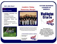 Membership Brochure - Washington Future Business Leaders of ...