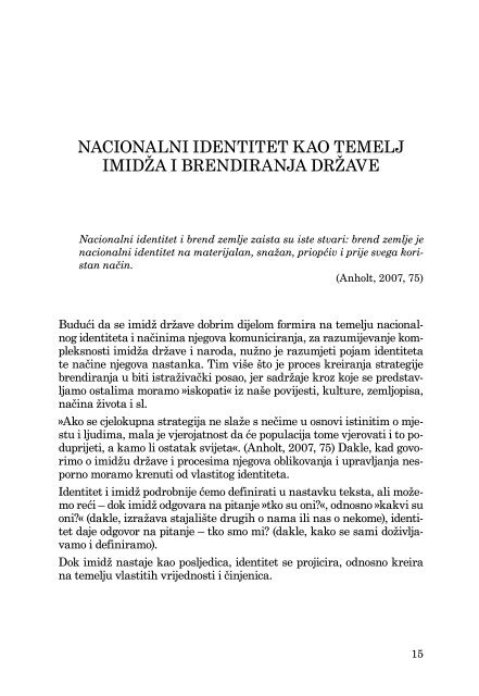 Nacionalni identitet kao temelj imidÅ¾a i brendiranja ... - Matica hrvatska