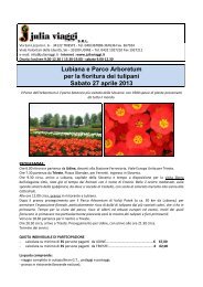 Lubiana e Parco Arboretum per la fioritura dei tulipani Sabato 27 ...