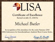 Michael Butler - LISA