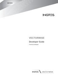 VECTORWISE - Actian