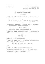 Numerische Mathematik I