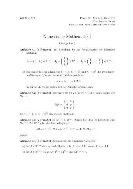 Numerische Mathematik I