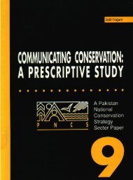 communicating conservation: a prescriptive study - IUCN - Pakistan