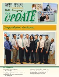 Congratulations Graduates! - Dalhousie Medical School Surgery ...