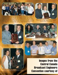 Images from the Central Canada Broadcast Engineers Convention ...