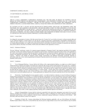 Printable Copy (PDF) - Component Control