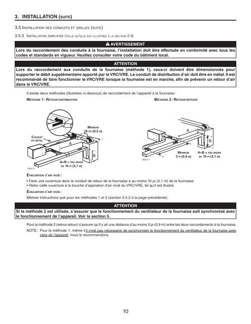 HRV and ERV Constructo, Solo Inst. Manual (20503 rev ... - Venmar