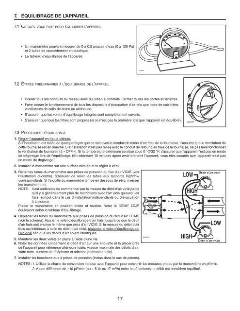 HRV and ERV Constructo, Solo Inst. Manual (20503 rev ... - Venmar