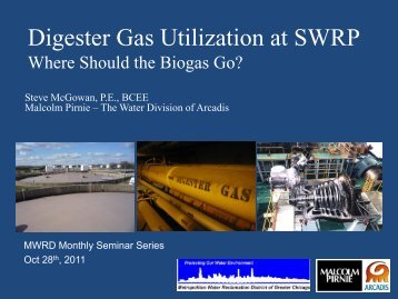 Digesters - Metropolitan Water Reclamation District of Greater Chicago