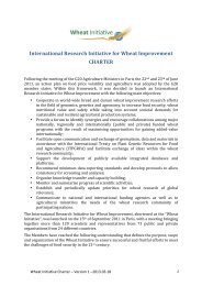 Wheat Initiative Charter (PDF 240KB)