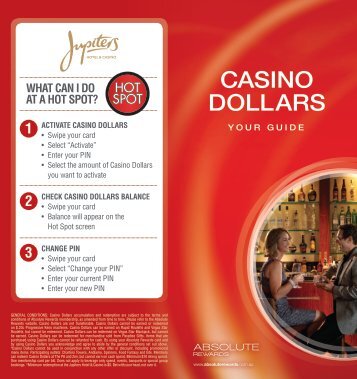 CASINO DOLLARS - Jupiters Hotel & Casino Gold Coast