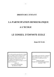 Droits de l'enfant - Site de Philippe Meirieu