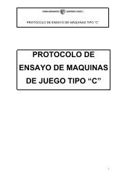PROTOCOLO DE ENSAYOS DE MAQUINAS TIPO C