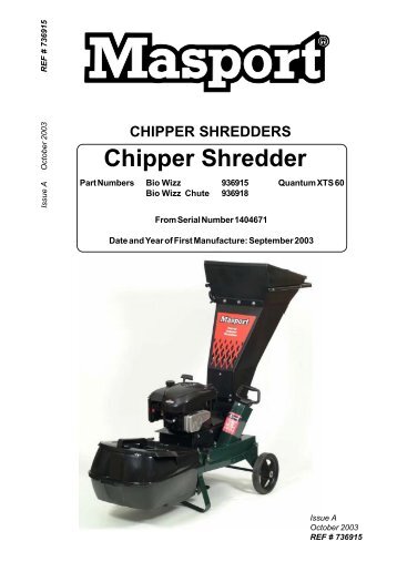 Chipper Shredder - Lankhaar Techniek