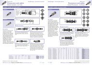 Connectors and cables Connectors and cables - caburn-mdc europe