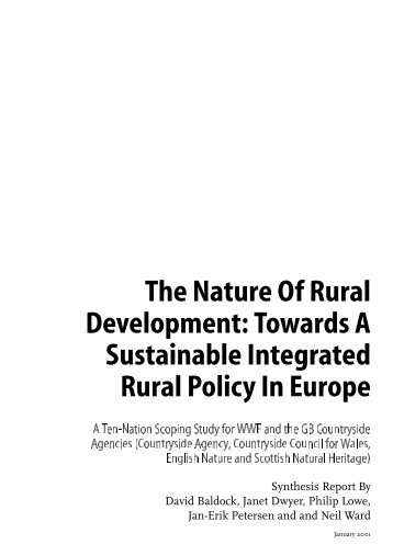 The Nature of Rural Development: Towards a sustainable ... - WWF UK