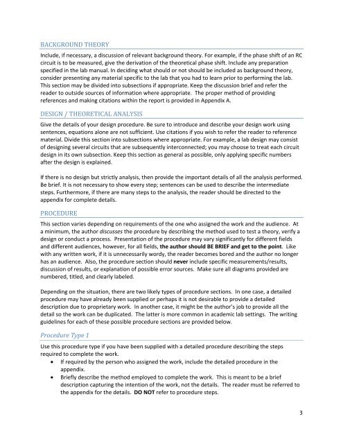 Technical writing style example image