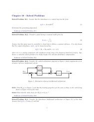 Chapter 10 - Control System Design