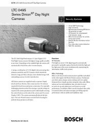 LTC 0495 Series Dinion Day Night Cameras - 4MAX