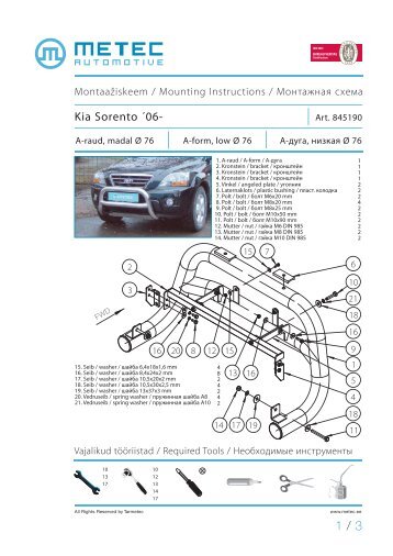 Kia Sorento Â´06-