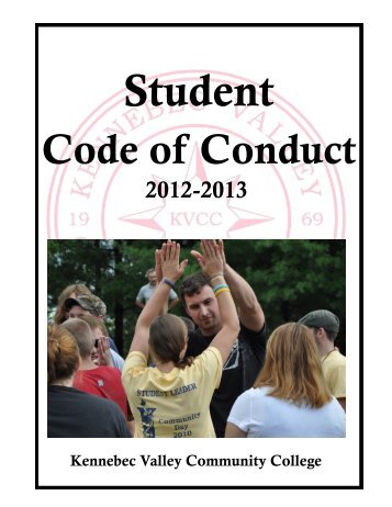 Student Code of Conduct - Kennebec Valley Community College