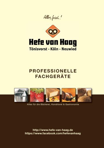 Metall-Backformen Metal baking moulds - Hefe van Haag GmbH & Co