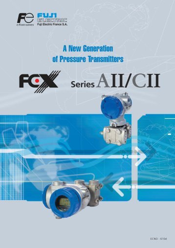 FCX AII/CII series Pressure transmitters - Coulton