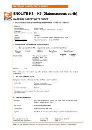 ENOLITE K3 – K5 (Diatomaceous earth) - Enartis