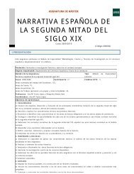 narrativa espaÃ±ola de la segunda mitad del siglo xix - Inicio - UNED