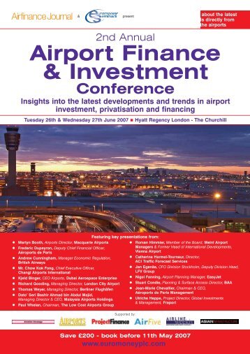 Airport Finance & Investment - Euromoney Institutional Investor PLC