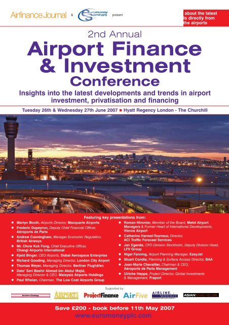 Airport Finance & Investment - Euromoney Institutional Investor PLC