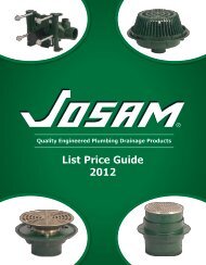 List Price Guide 2012 - Josam