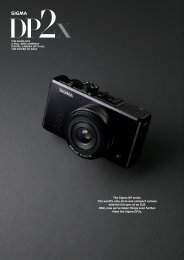 The Sigma DP series. The world's only all-in-one compact camera ...