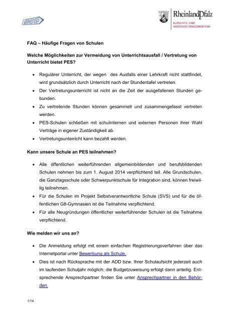 PDF-Version zum Drucken - PES