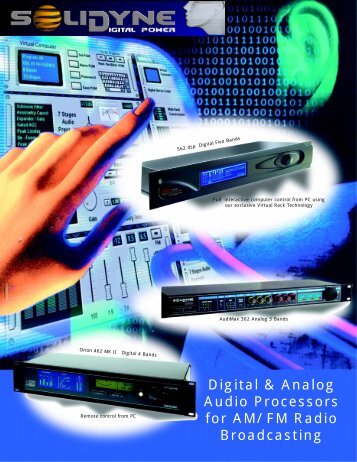 Digital & Analog Audio Processors for AM/FM Radio ... - Solidyne