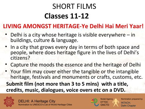 School Program - Delhi Heritage City