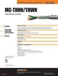 MC-THHN/THWN - Cerro Wire and Cable Company