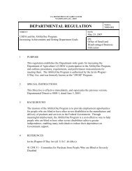 USDA Departmental Regulation 5080-001 (PDF) - AbilityOne