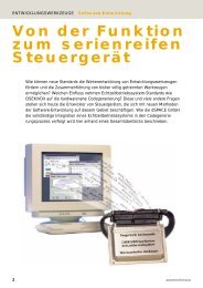 Von der Funktion zum serienreifen SteuergerÃ¤t - dSPACE