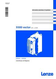 Variateurs Lenze 8300 EVF - Metris-automation.com