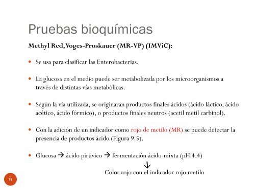 IdentificaciÃ³n bioquÃ­mica de los bacilos Gram-negativos CapÃ­tulo 9