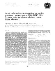 Use of sodium citrate anticoagulant for routine hematology - Carden ...