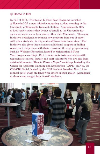 2011 OFYP Annual Report - Orientation and First-Year Programs ...