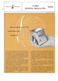 HP 10544A Data Sheet - Ve2azx.net